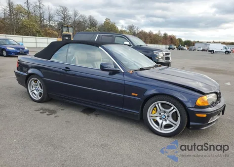 2001 BMW 330 Ci z USA, uszkodzony, nr VIN WBABS53401EV87980